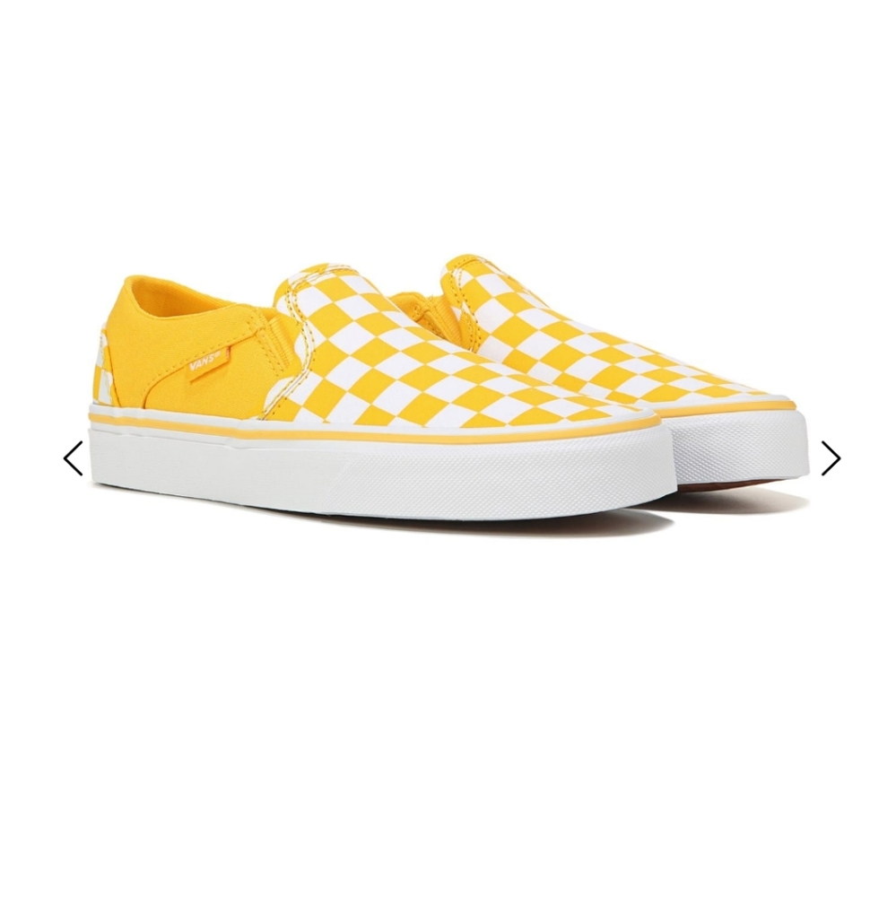 Vans Checkerboard Lemon